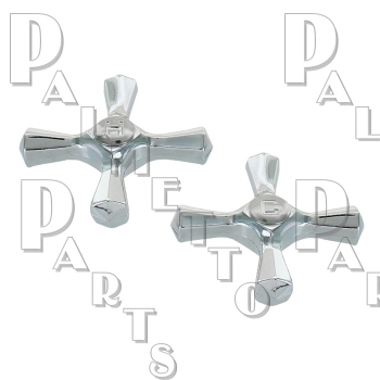 Gerber* Cross Tub Handles -Pair Hot &amp; Cold