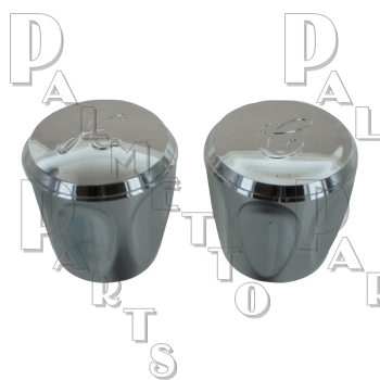 Harcraft Lavatory Handles -Pair Hot &amp; Cold