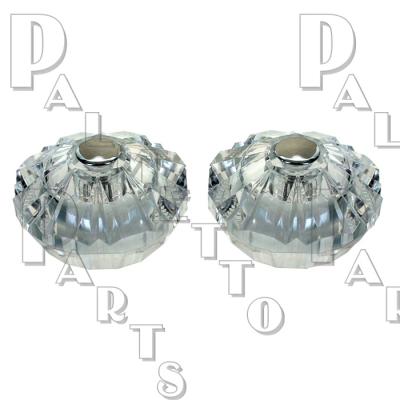 Price Pfister* Acrylic Handles for 2 Handle Fixtures -Pair H & C