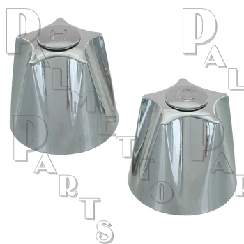 Pair Chrome Plated Large Metal Tub Handles -2&quot; Tall