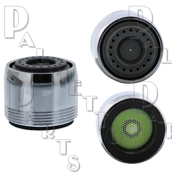 15/16&quot; Dual Thread Needlerator .5 GPM -Chrome