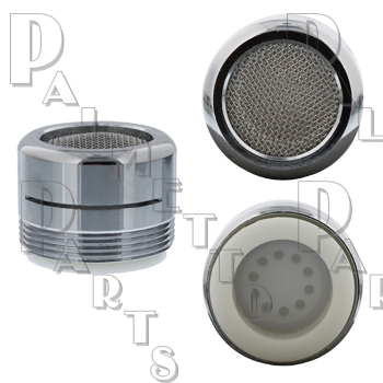 15/16&quot; Dual Thread Slotted Aerator -Chrome