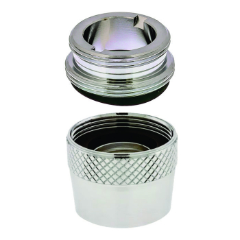 15/16" x 55/64" Dual  Aerator to 3/8" FIP  Adaptor