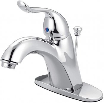 Single Hole or 4&quot; Lav Faucet W Pop-Up