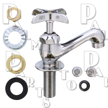 Heavy Duty Single Basin Faucet W/ H, C, &amp; P Index