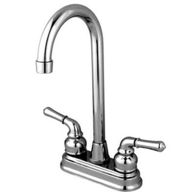 Hi-Rise Bar Faucet Deco Lever Handles -Br N