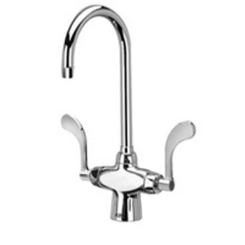 ZU Double Laboratory Faucet with 4&quot; Wrist Blade Handles