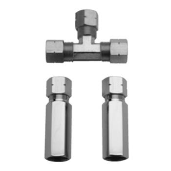 DISCO USE P029-752102BC + P029-752102 Mixing Tee for Optical Faucets, Includes 2 Check Valves