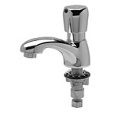 Zurn Single Basin Metering Faucet w/ 4" Deck Plate