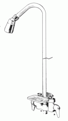 Utility Shower Faucet Body