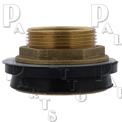 2" x 1-1/2" Brass Closet Spud
