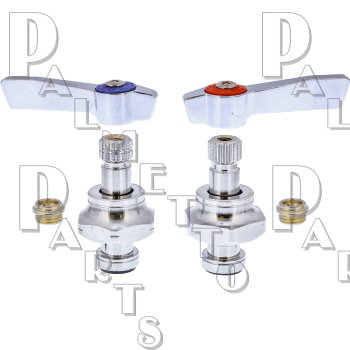 CHG Topline Wall Mount Stems &amp; Handles H&amp;C