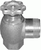 Zurn 1&quot; Adjustable Plain Brass Stop