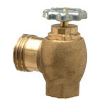 Zurn 1&quot; Ground Joint Plain Brass Straight Stop