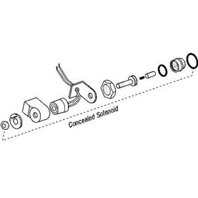 Sloan Optima Concealed Solenoid