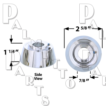 SY Levertrol Diverter Escutcheon &amp; Set Screw