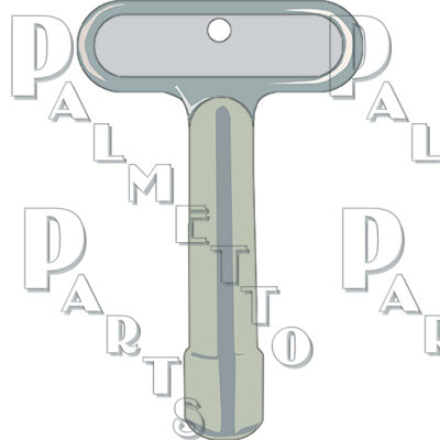 Woodford Tee Key for #17   Long - 3 1/4”