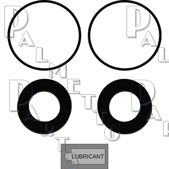 Wilkins Repair Kit - 950/975 Rubber Only (checks) 4IN Lead Free