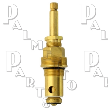 Central Brass* Old Style Short Diverter Stem -RH Hot or Cold