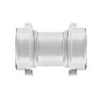 Coupling-Double Slip 1-1/2&quot; Plastic