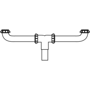 Sink Waste -Center Outlet 1-1/2&quot; x 16&quot;