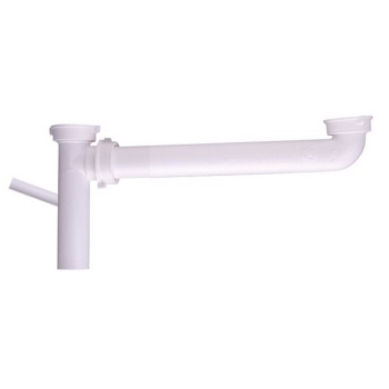 Sink Waste -End Outlet 1-1/2&quot;x16&quot; DC W/Branch
