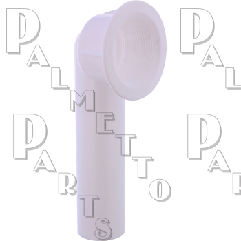 Tub Shoe Elbow<BR>1-1/2&quot; OD Plastic Tube<BR>1-1/2&quot; x 11.5 Thread