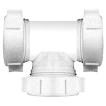 1-1/2&quot; Plastic 3-Way Tee