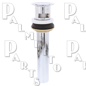 Push &amp; Lock Lav Drain Assembly  -Chrome