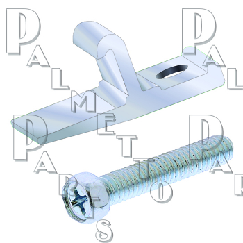 Sink Clip -Straight Single Wing 1-7/64&quot;