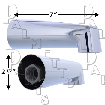 7&quot; Tub Spout Univ Connection