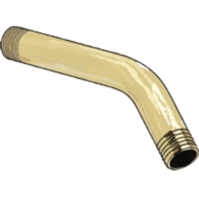 Shower Arm 6" -Polished Brass