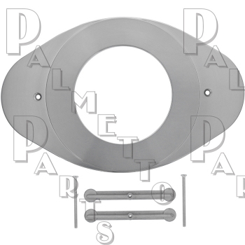 Single Hole Smitty Plate Brushed Nickel