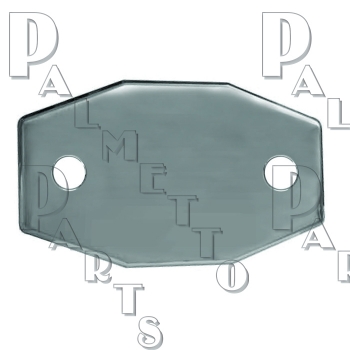 Smitty Plate 2 Hole -Polished Stainless Steel