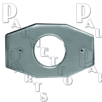 Smitty Plate with 3-1/2&quot; Hole -Polished Stainless Steel