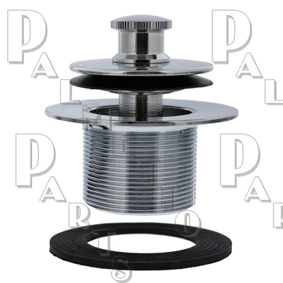 Push Pull Tub Drain 1-1/4" 16T -Matte Black