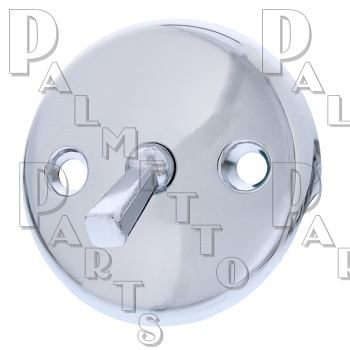 Overflow Plate -Trip Lever -Chrome