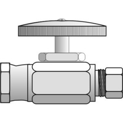 Straight Stop 1/2"" FIP x 3/8""OD