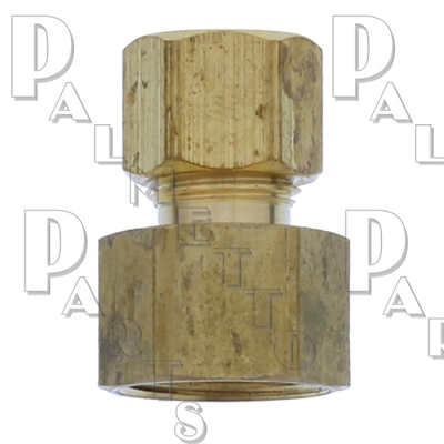 Female Compression Adaptor - 3/8"OD x 1/4"OD