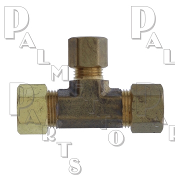 Tee - 3/8&quot;&quot;ODx3/8&quot;&quot;ODx1/4&quot;&quot;OD Compression