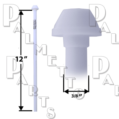 Pex Closet Line 3/8" x 12"