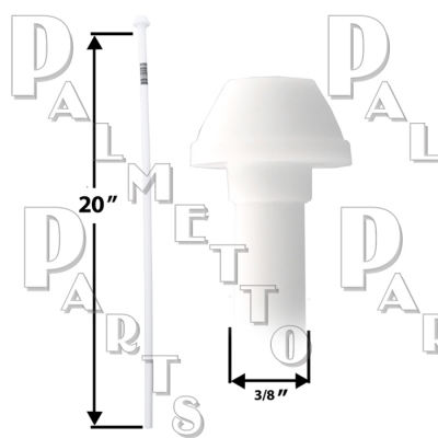 Pex Closet Line 3/8" x 20"