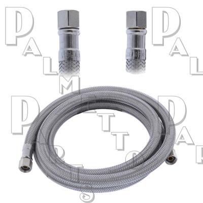 Ice Maker Hose 1/4"OD x 1/4"OD x 60"