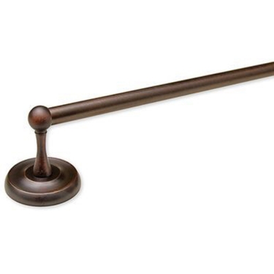Traditional 24" Solid Brass Towel Bar Set<BR>Oil Rubbed Bronze