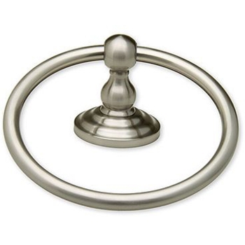 Victorian Towel Ring -Satin Nickel Finish