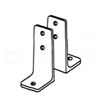 Angle Brackets 2.5&quot; x 1.5&quot;