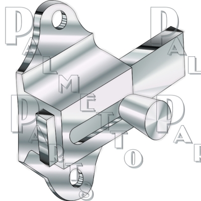 Slide Latch -Chrome Plated Zamack