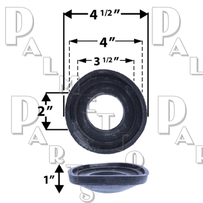 American Standard Pressure Assist Tank Gasket