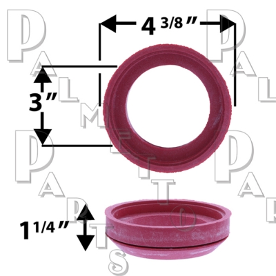 Universal 3" Tank to Bowl Gasket