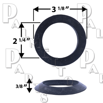 Beveled Flush Valve Gasket for 2&quot; Flush Valves